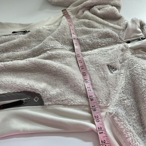 Adidas Jacket Super Trekking Fuzzy Sherpa Climawarm Neutral Outdoor Athleisure L - Picture 7 of 11